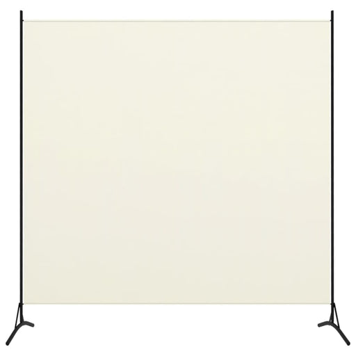 1 Panel Room Divider Cream White Gl365