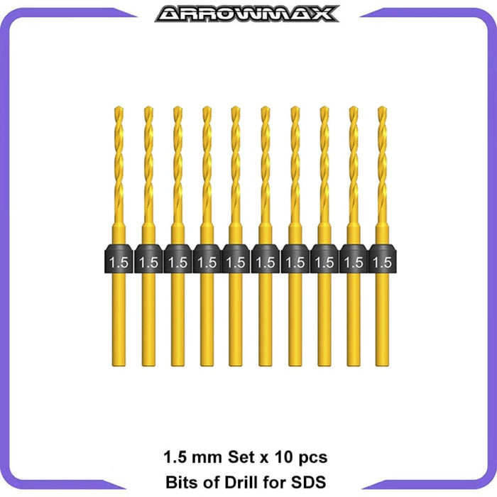 B Set-10 Bits of Drill for Sds