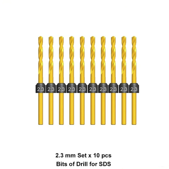 B Set - 10 Bits Of Drill For Sds