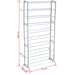10-tier Shoe Rack Lbioi