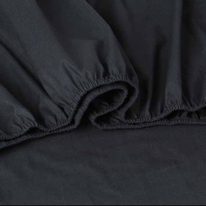 100% Egyptian Cotton Vintage Washed 500tc Charcoal 50 Cm