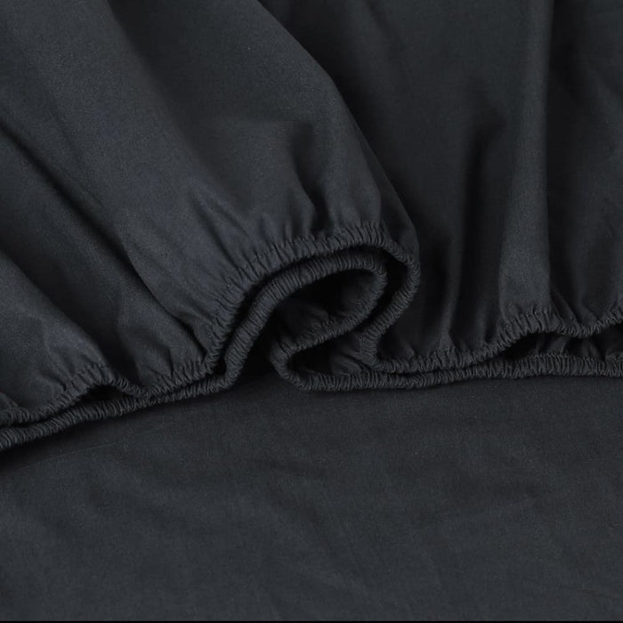 100% Egyptian Cotton Vintage Washed 500tc Charcoal Single