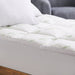 1000gsm Luxury Bamboo Covered Mattress Topper Ball Fibre 