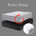 1000gsm Luxury Bamboo Covered Mattress Topper Ball Fibre 