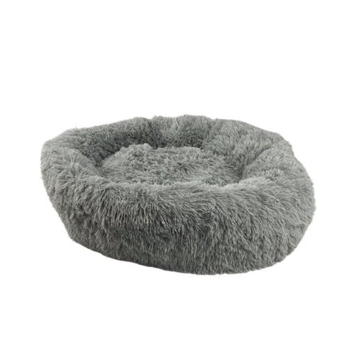 Xl 100cm Round Pet Bed (light Grey)