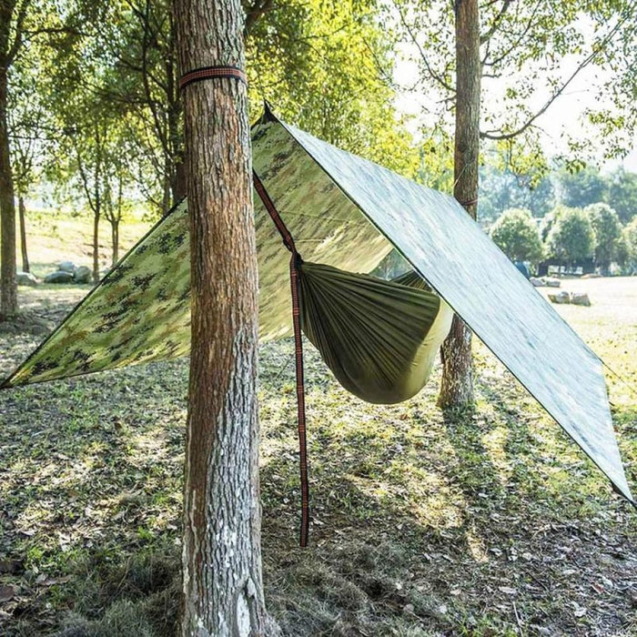 100x145cm Outdoor Waterproof Ultralight Camouflage Tarp