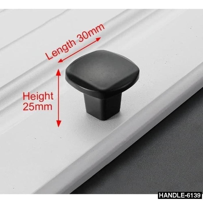 10pcs American Style Solidblack Cabinet Handles Aluminum