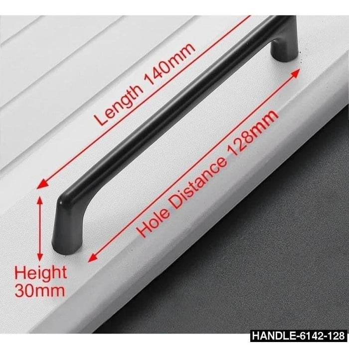 10pcs American Style Solidblack Cabinet Handles Aluminum