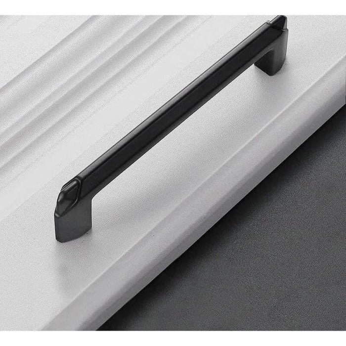 10pcs American Style Solidblack Cabinet Handles Aluminum