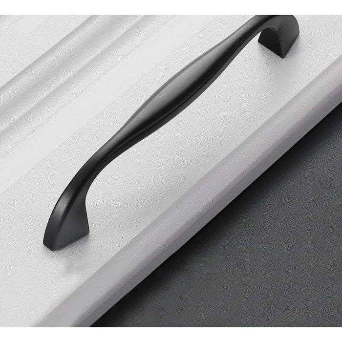 10pcs American Style Solidblack Cabinet Handles Aluminum