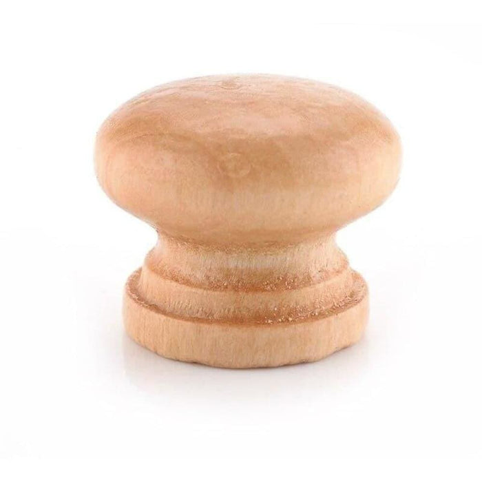 10pcs Handles 2.5x2cm Natural Wooden Cabinet Drawer Wardrobe