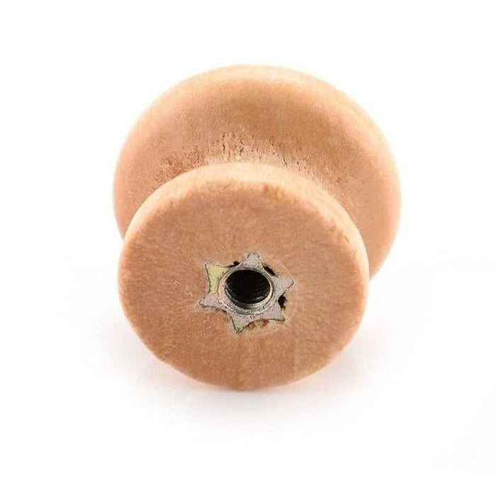 10pcs Handles 2.5x2cm Natural Wooden Cabinet Drawer Wardrobe