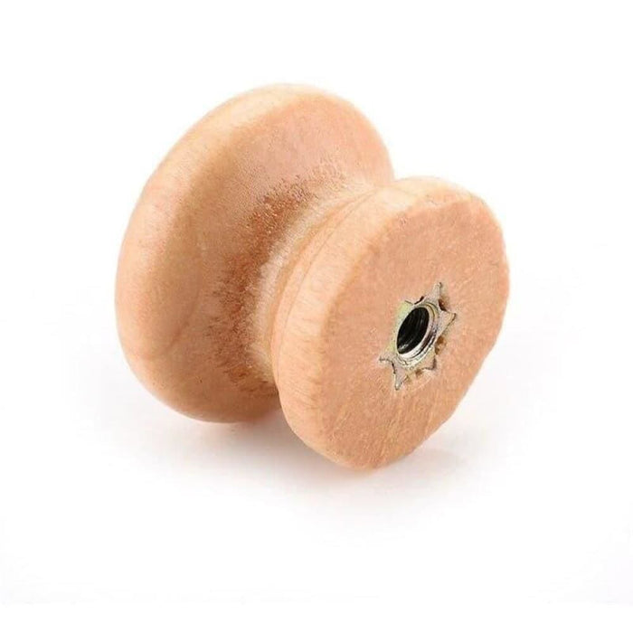 10pcs Handles 2.5x2cm Natural Wooden Cabinet Drawer Wardrobe