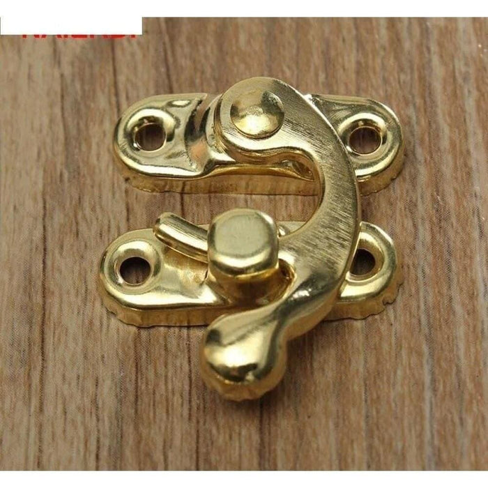 10pcs Small Antique Metal Lock Decorative Hasps Hook