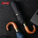 114cm Windproof Rain Umbrella with Wooden Handle