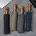 115cm Double Layer Windproof Umbrella with Wooden Handle