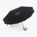 115cm Wooden Handle Umbrella with Magnetic Button Cover