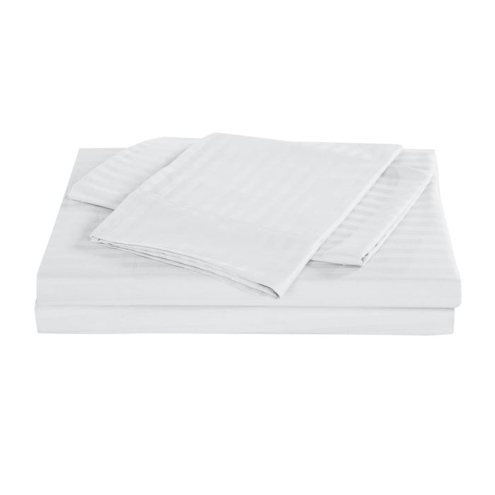 1200 Thread Count 100 Egyptian Cotton Sheet Set Stripe Hotel