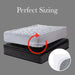 1200gsm Deluxe 7-zone Mattress Topper Luxury Gusset 
