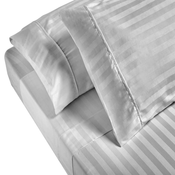 1200tc Sheet Set Damask Cotton Blend Ultra Soft Sateen