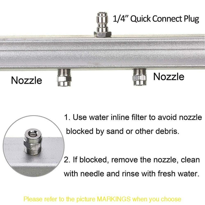 13’ Pressure Washer Water Broom | 2 Options to Choose