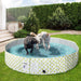 Goslash Picks 160cm Portable Pet Swimming Pool Kids Dog