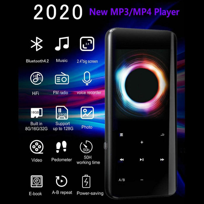 Mp4 8gb 16gb 32gb Music Player With Bluetooth Touch Key Fm