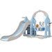 170cm Slide and Swing Set Playground Basketball Hoop Ring