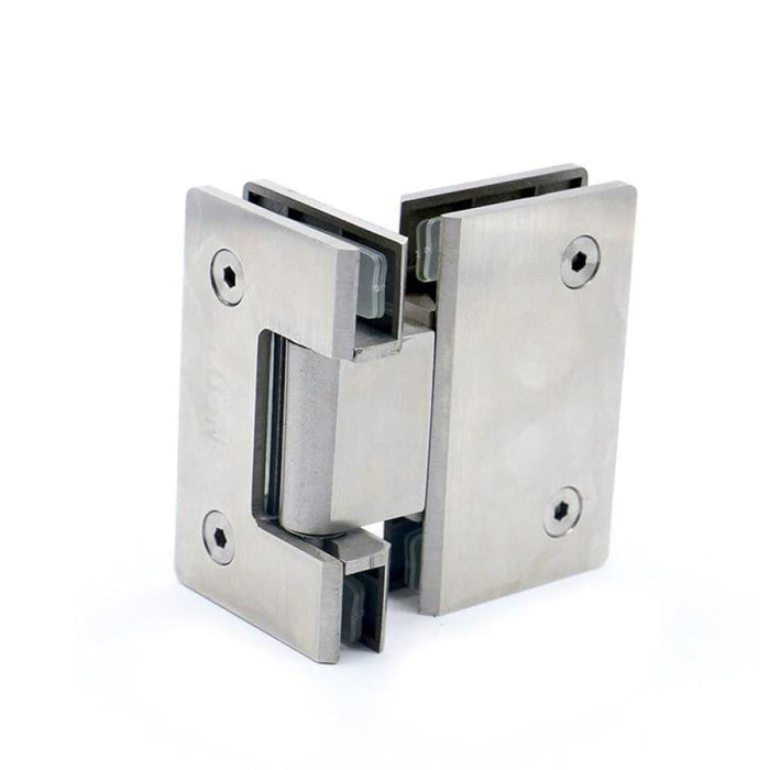 180 Degree Hinge Stainless Steel Wall Mount Glass Shower