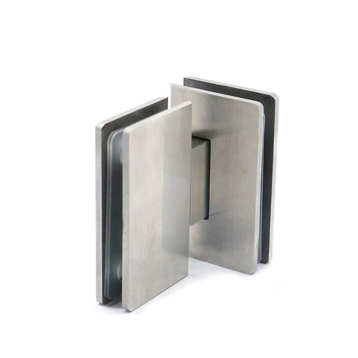 180 Degree Hinge Stainless Steel Wall Mount Glass Shower