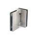 180 Degree Hinge Stainless Steel Wall Mount Glass Shower
