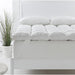 1800gsm Duck Feather Down Topper And 1000gsm 2 Pillows Set -