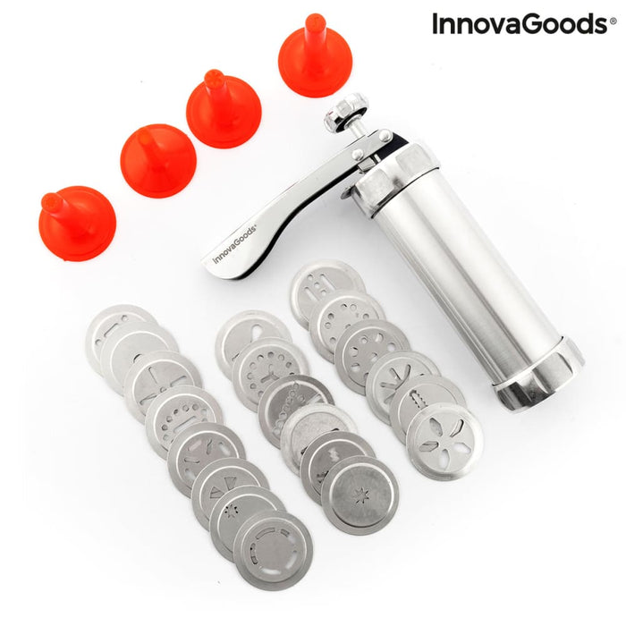 2-in-1 Biscuit Maker and Piping Gun Prekies Innovagoods