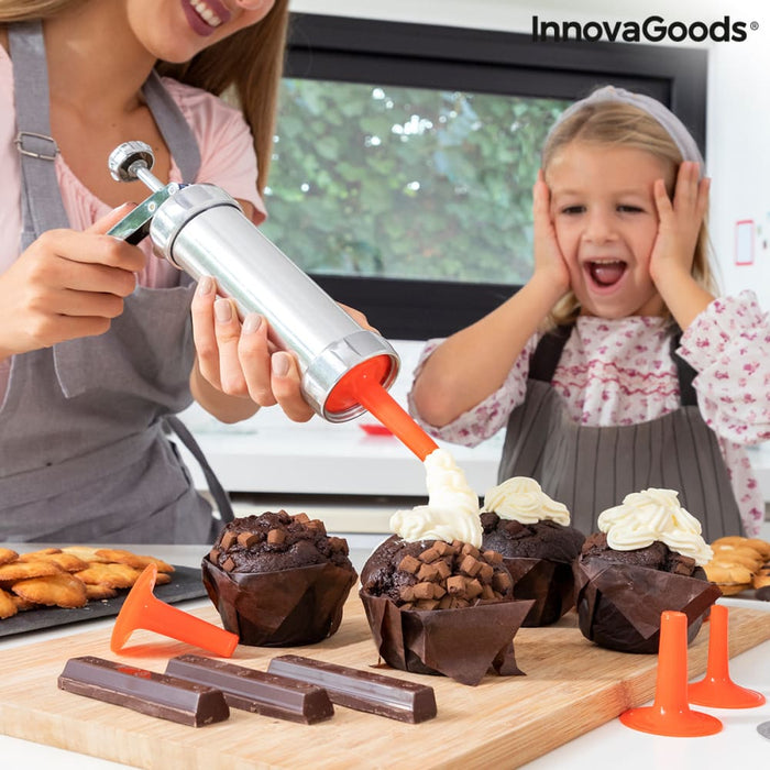2-in-1 Biscuit Maker and Piping Gun Prekies Innovagoods