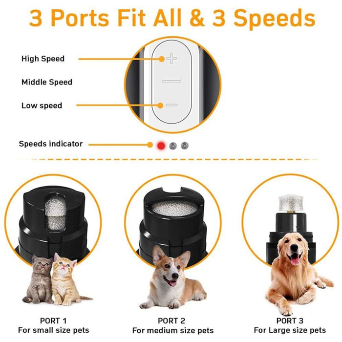 2 In 1 Multifunctional 3 Speed Quite Usb Rechargeable Pet
