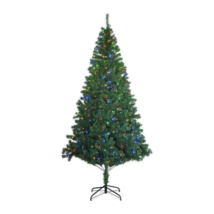 2.4m Christmas Tree With 4 Colour Led