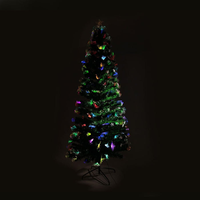 2.1m Enchanted Pre Lit Fibre Optic Christmas Tree
