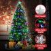 2.1m Enchanted Pre Lit Fibre Optic Christmas Tree