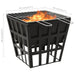 2 - in - 1 Fire Pit And Bbqsteel Topbnk