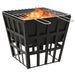 2 - in - 1 Fire Pit And Bbqsteel Topbnk