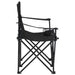 2 - seater Foldable Camping Chair Steel And Fabric Black