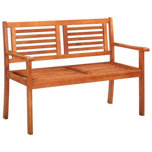 2-seater Garden Bench Solid Eucalyptus Wood Aatkn