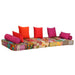 2-seater Modular Pouffe Patchwork Fabric Xaaknp