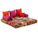 2-seater Modular Pouffe Patchwork Fabric Xaaknp