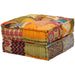 2-seater Modular Pouffe Patchwork Fabric Xaaknp