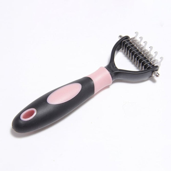 2 Sided Safe Durable Dematting Shedding Pet Grooming Comb