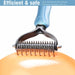 2-sided Undercoat Rake Pet Grooming Dematting Comb Brush