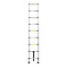 2.6m Telescopic Ladder Aluminium Extension Extendable Steps