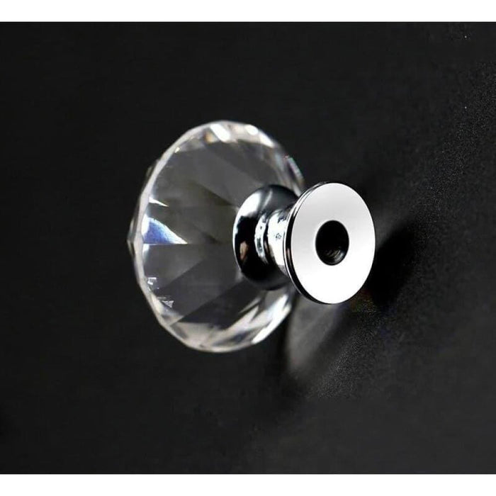 20-40mm Crystal Handle Diamond Glass Knobs Cupboard Drawer