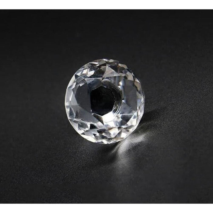 20-40mm Crystal Handle Diamond Glass Knobs Cupboard Drawer